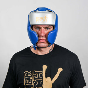 Premium Leather Cheek Protector Headgear