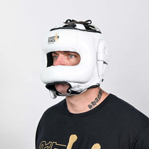 Nose Bar Premium Leather Head Guard