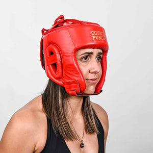 Premium Leather Amateur Headgear