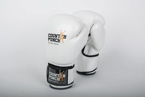 CLEARANCE Synthetic Leather Boxing Gloves [White]