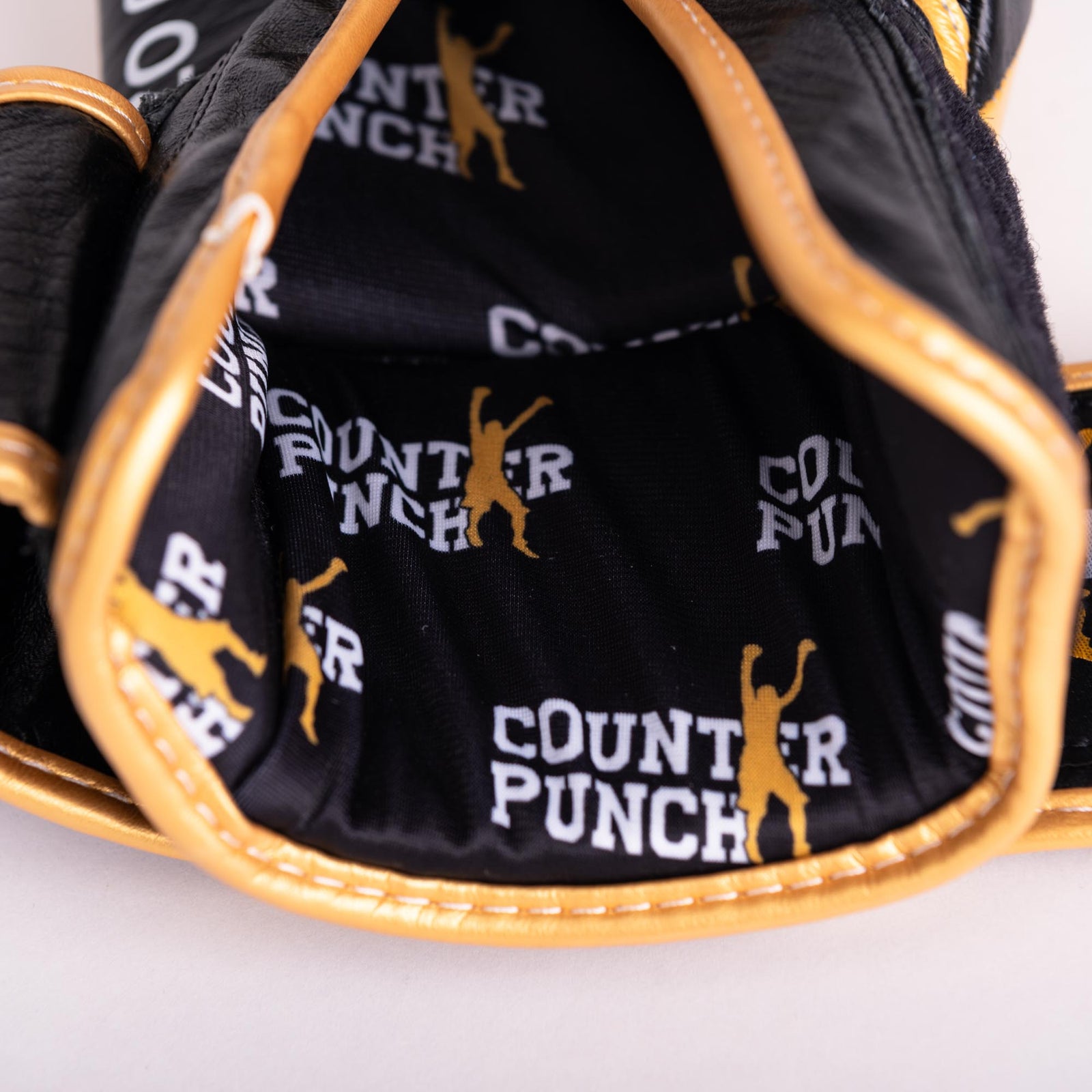Premium Leather Boxing Gloves [Gold]
