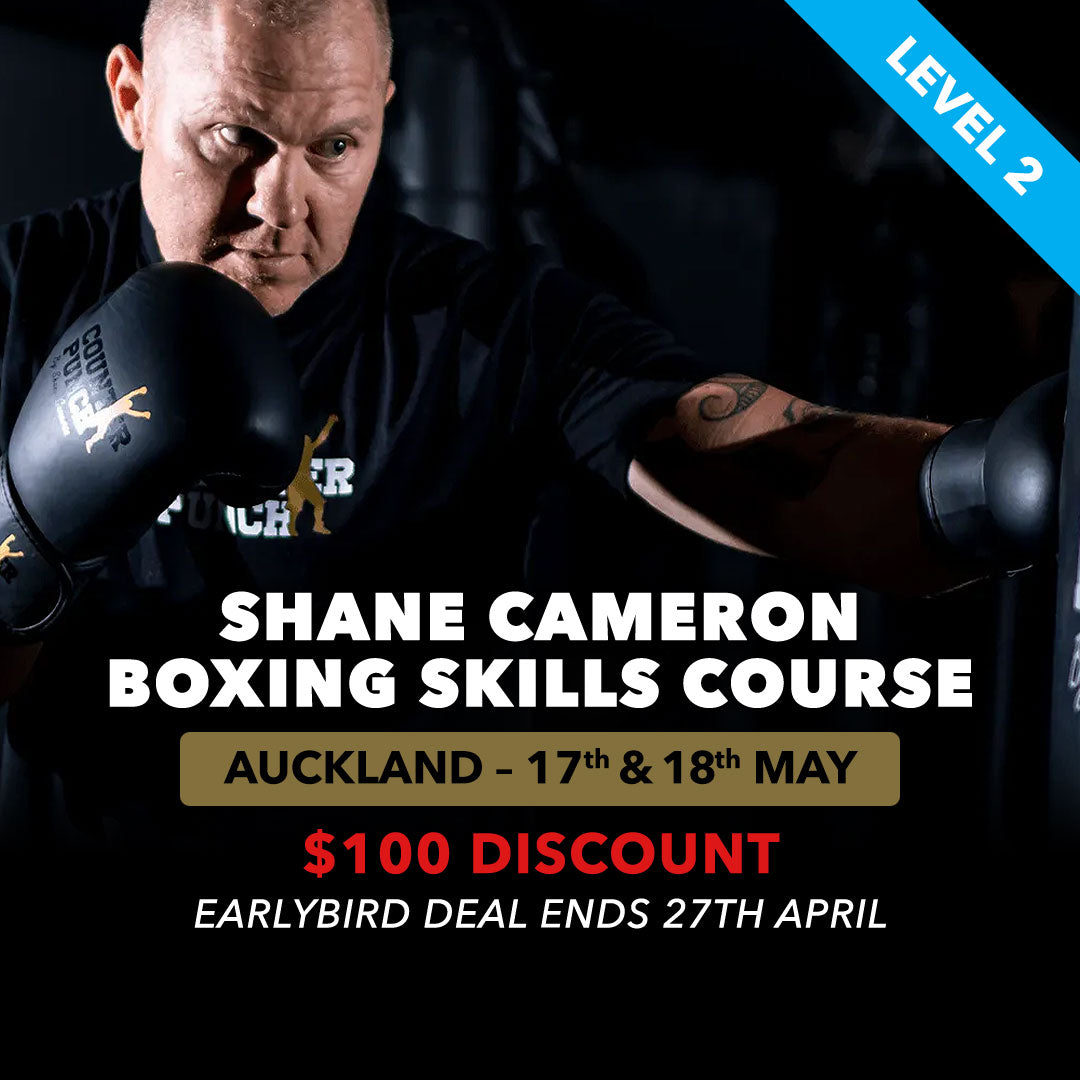 'LEVEL 2' Boxing Skills Course with Shane Cameron – Auckland, May 2025